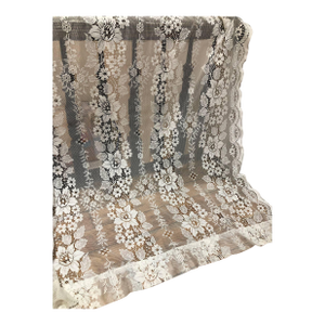 Vintage Jc Penny Lace Window Curtain Panel 60" Wide X 60" Long