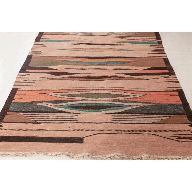 Early 21st Century Modern Swedish Design Flat Weave Wool Rug by Doris Leslie Blau For Sale - Image 5 of 8