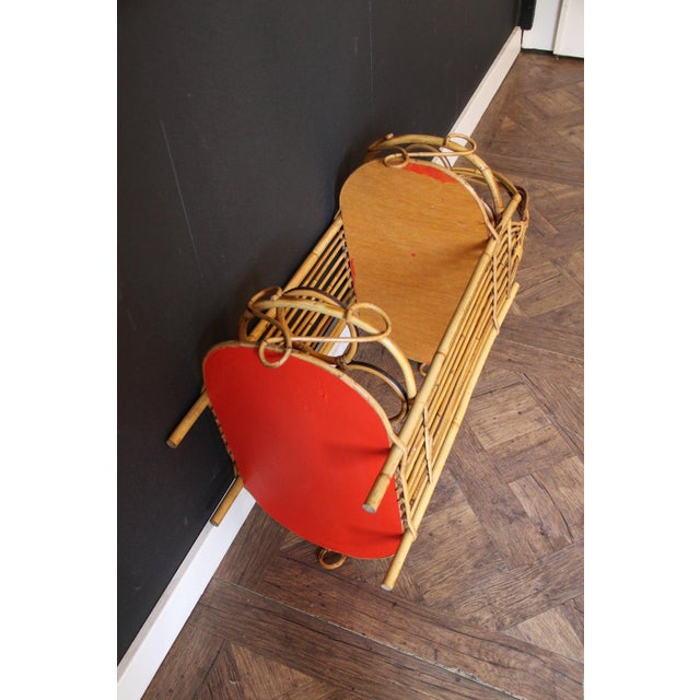 Vintage Bamboo and Rattan Bar, 1950s For Sale - Image 16 of 17