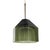 Green Mid-Century Modern Scandinavian Glass and Brass Pendant Light by Carl Fagerlund for Orrefors, Sweden, 1960s For Sale - Image 8 of 8