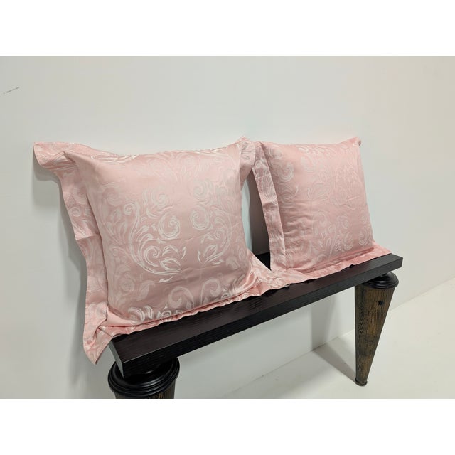 Contemporary Bedspread and Cushion Set from Frette, Set of 3 For Sale - Image 3 of 17