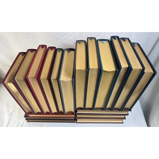 1970s Vintage Franklin Library, Collected Stories of the World's Greatest Writers Collection, Leather Books - Set of 18 Books For Sale - Image 12 of 12