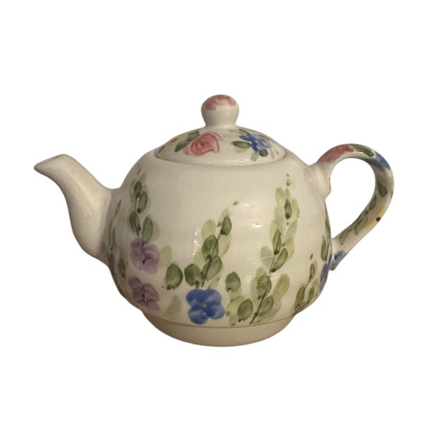 1990s Vintage 'English Garden' by Don Swanson for Tabletops Unlimited - 8 Pieces For Sale - Image 5 of 12