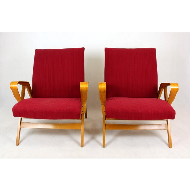 Set of Mid-Century Armchairs by by František Jirák for Tatra, 1960s For Sale - Image 4 of 18