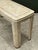 Late 20th Century Vintage Tessellated Stone Console Table With Brass Inlay For Sale - Image 5 of 17