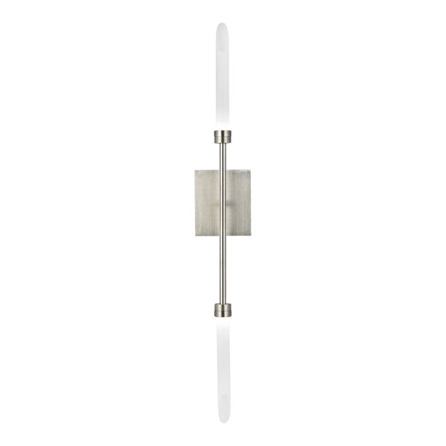 Visual Comfort Modern Spur Wall LED Satin Nickel For Sale