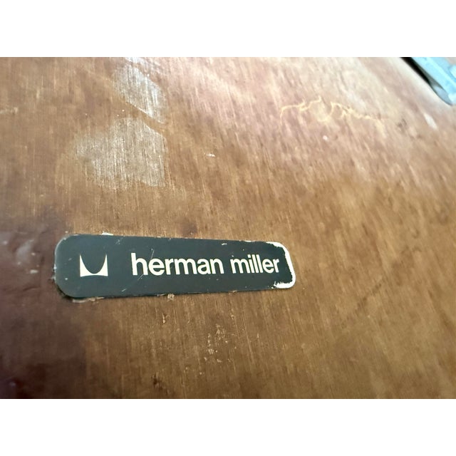 1960s Charles & Ray Eames for Herman Miller White Laminate Aluminum Base Coffee Table For Sale - Image 11 of 11