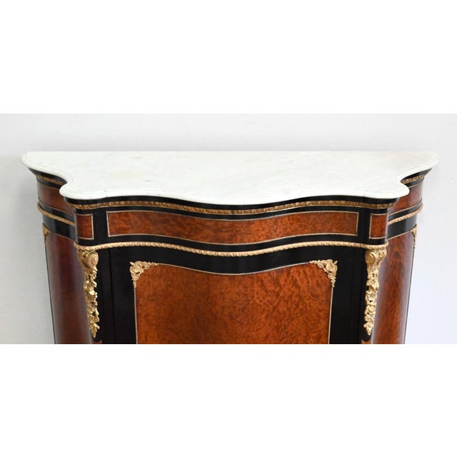 Napoleon III Cedar Burr Wood Buffet, Mid-19th Century For Sale - Image 5 of 18