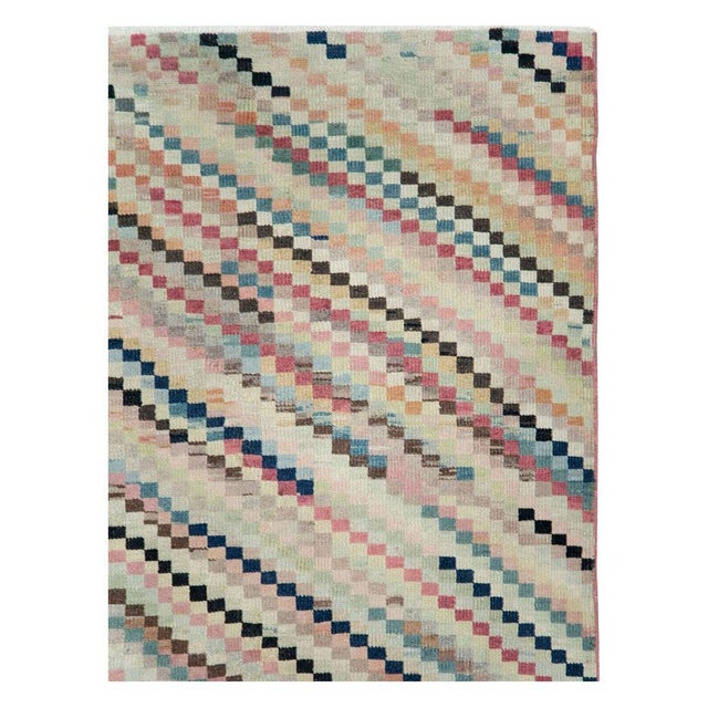 Modern Galerie Shabab Collection Mid-20th Century Handmade Turkish Anatolian Gallery Rug For Sale - Image 3 of 10