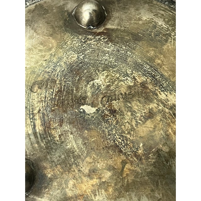 Silver Sterling Silver Burmese Buddhist Offering Bowl For Sale - Image 8 of 11