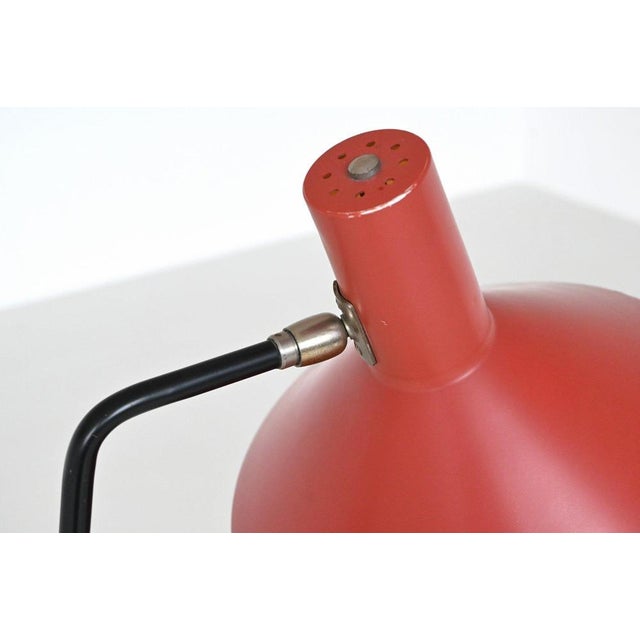 Model 8025 Floor Lamp by J.J.M. Hoogervorst for Anvia, the Netherlands, 1957 For Sale - Image 6 of 16