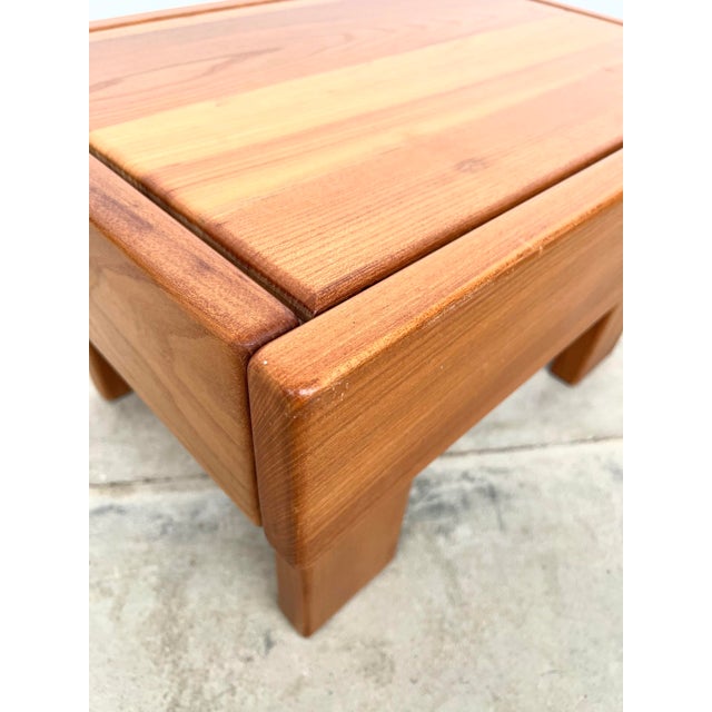 Modern Coffee Table in Elm from Maison Regain, 1970 For Sale - Image 3 of 13