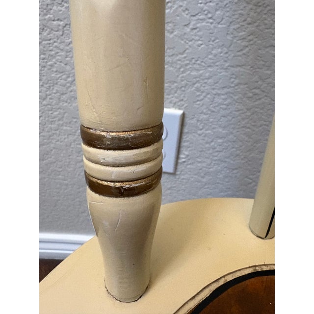 Pair of 1975 Ethan Allen Stenciled Thumb Back Windsor Dining Chairs For Sale - Image 9 of 12