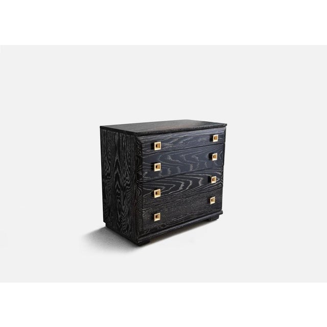 Mengel Furniture Co. Cerused Bachelor Chests Mid-Century Raymond Loewy for Mengel - A Pair For Sale - Image 4 of 5