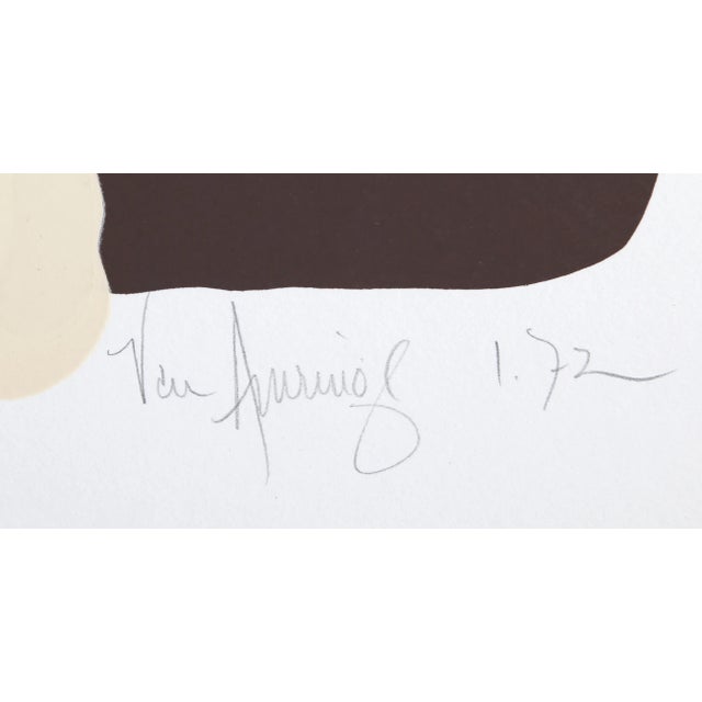 Lithograph, signed and numbered in pencil, by artist Van Amerino. Artist: Van Amerino Title: Calla 1 Year: 1972 Medium:...
