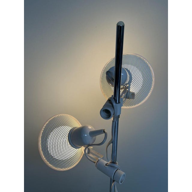White White Floor Lamp, 1970s For Sale - Image 8 of 15