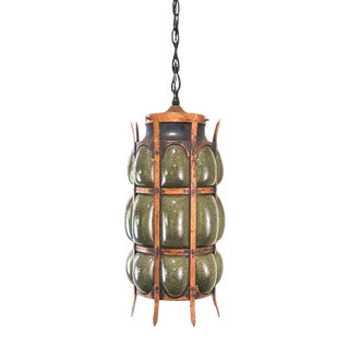 Moe Mid-Century Spanish Revival Pendant Light Fixture For Sale