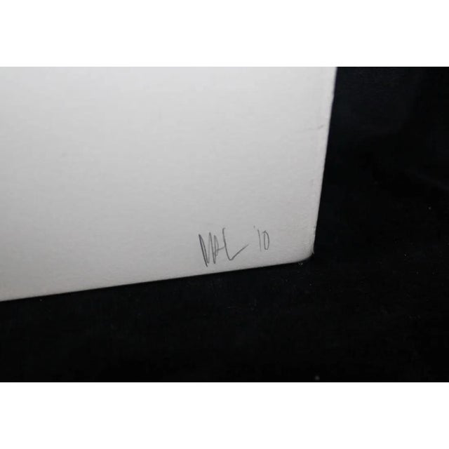 2010s 3 Unframed Abstract Compositions, 2 in the Style of Omar Rayo. For Sale - Image 5 of 9