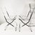 Metal Vintage Folding Chairs from Maison & Jardin, 1970s, Set of 4 For Sale - Image 7 of 18