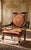 Empire Mahogany and Bronze Revival Ormolu Armchair For Sale - Image 4 of 4