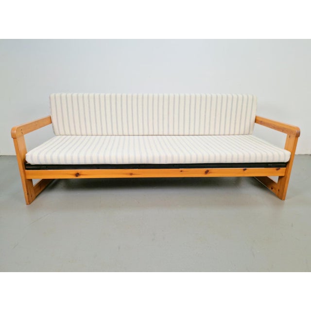 Scandinavian Modern Pine Daybed, 1970s For Sale - Image 4 of 15