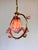 ⁠1970s Vintage Italian Pink Murano Ruffled Glass and Ceramic Rose Chandelier⁠ For Sale - Image 14 of 17