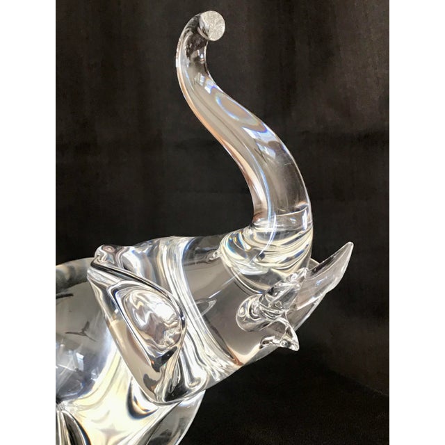 1960’s Steuben Crystal Elephant For Sale - Image 10 of 12