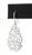 Silver Modern White Gold Earrings Set, 3 Pairs For Sale - Image 8 of 8