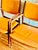 Modern Pair of Stow and Davis Mid -Century Walnut and Brass Chairs For Sale - Image 3 of 9