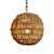 Hand braided banana leaf globe pendant light. Natural beautiful varying tones of tans and browns. Each pendant may vary in...