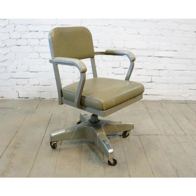 Mid-Century American Industrial Steno Desk Chair by Craig McDowell, 1960s For Sale - Image 10 of 10