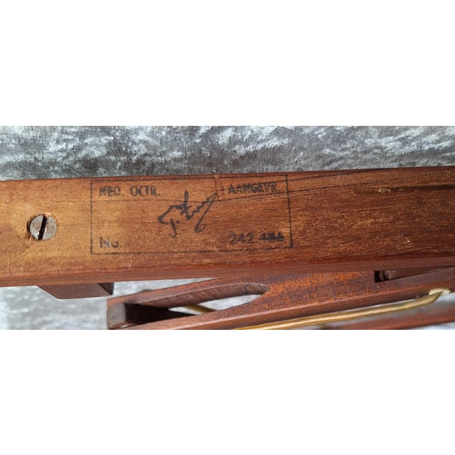 Mid-Century Danish Extendable Teak Wall Lamp with Swivel Arm and White Patterned Glass Shade, 1960s For Sale - Image 10 of 11