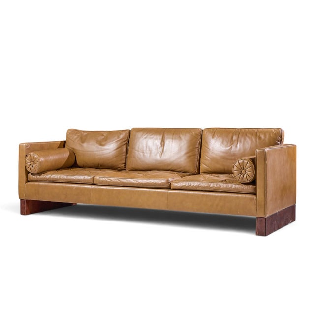 Mid-Century Modern Mies Van Der Rohe for Knoll Mid Century Sofa For Sale - Image 3 of 9