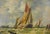 Albert Hess, Sailboats on a Rough Sea, 1950s, Canvas For Sale - Image 8 of 18