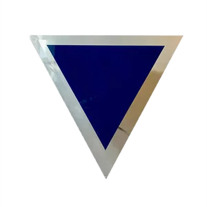 Minimalist Danish Triangular Glass Sconce, 1980s