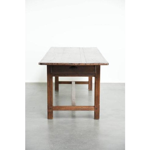 Antique Oak Dining Table For Sale - Image 6 of 14