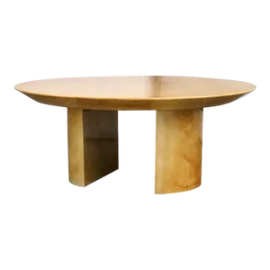 Karl Spring Mid-Century Modern Lacquered Goat Skin Dining, Conference Table 70s