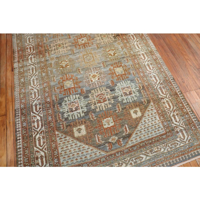 Early 20th Century Rare Corridor Size Decorative Malayer Rug - 5'2" x 18' For Sale - Image 11 of 11