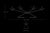 Modernist Brutalist Chandelier with Four Blackened Hammered Metal Spikes, Europe, 1970 For Sale - Image 4 of 10