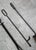 Black Mid Century Modern Fireplace Tools Metal Cast Iron Pilgrim Seymour Nelson MCM For Sale - Image 8 of 11