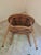 Antique American 2-Tier Woven Wicker Parlor Table With Metal Boot Feet For Sale - Image 15 of 15