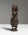 20th Century Dark Brown African Hand-Carved Lidded Vessel with Caryatid Figures For Sale In Greensboro - Image 6 of 15