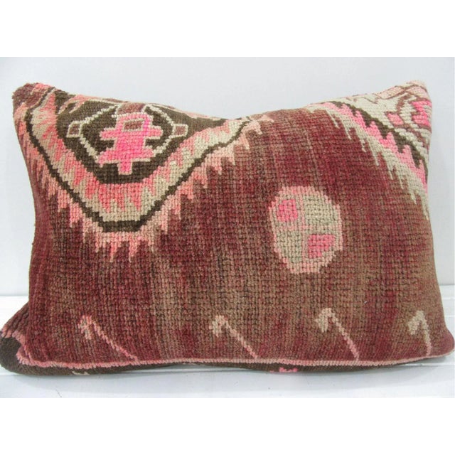 Turkish Kilim Pillow Cover For Sale - Image 4 of 4