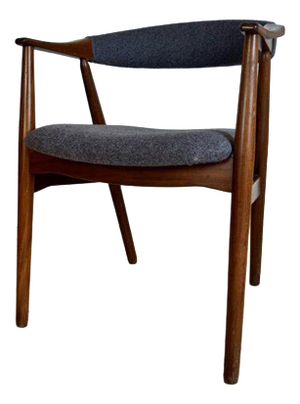 Vintage Chair by T.H. Harlev for Farstrup Møbelfabrik, Denmark, 1960s
