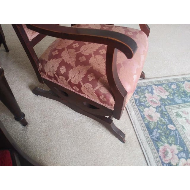 Antique Victorian Spring Platform Rocker Chairish