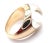 Late 20th Century Cartier Myst De Cartier Yellow Gold Diamond Rock Crystal Dome Ring, Size 6 For Sale In Philadelphia - Image 6 of 12