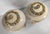 Antique White Mid-Century Pair of Italian Capodimonte or Nove Style Floral Covered Urns For Sale - Image 8 of 16