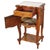 Italian Hand-Carved Walnut Bedside Tables with Marble Tops, 1940s, Set of 2, in Very Good conditions. Designed 1920 to...
