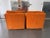 Vintage Burnt Orange Mid-Century Lounge Chairs With Down Filled Cushions, a Pair For Sale - Image 9 of 12