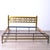 Metal Italian Brass Double Bed from the 1970s For Sale - Image 7 of 18